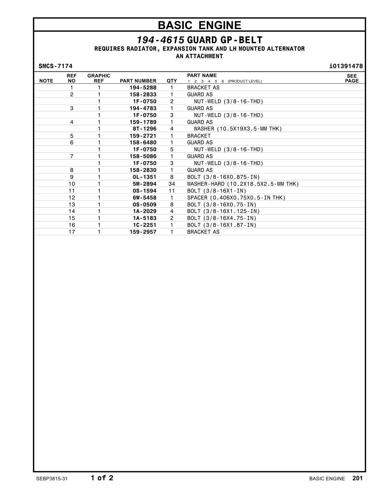 8T-1296 WASHER (10.5X19X3.5-MM THK) CAT parts manual diagram