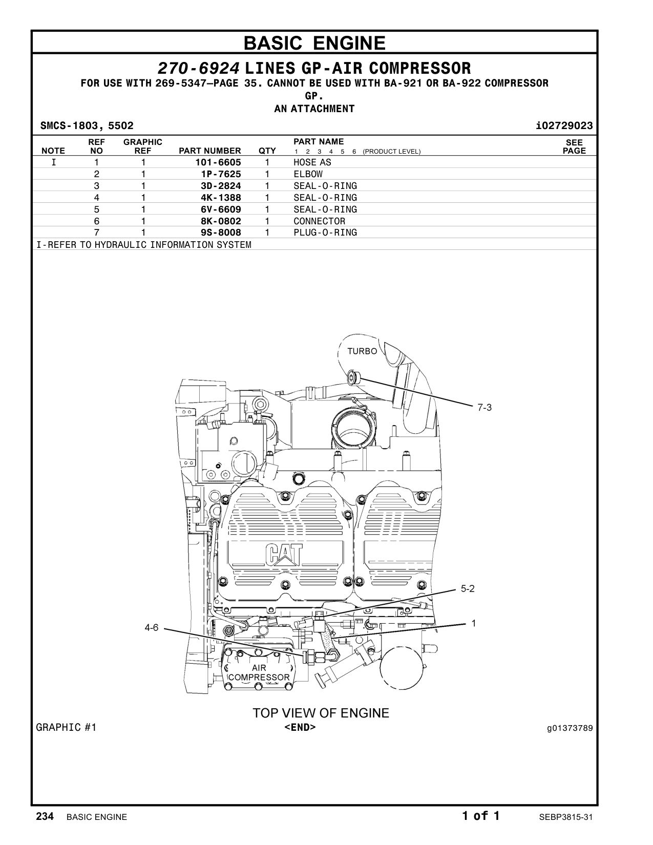 8K-0802 CONNECTOR CAT parts manual diagram