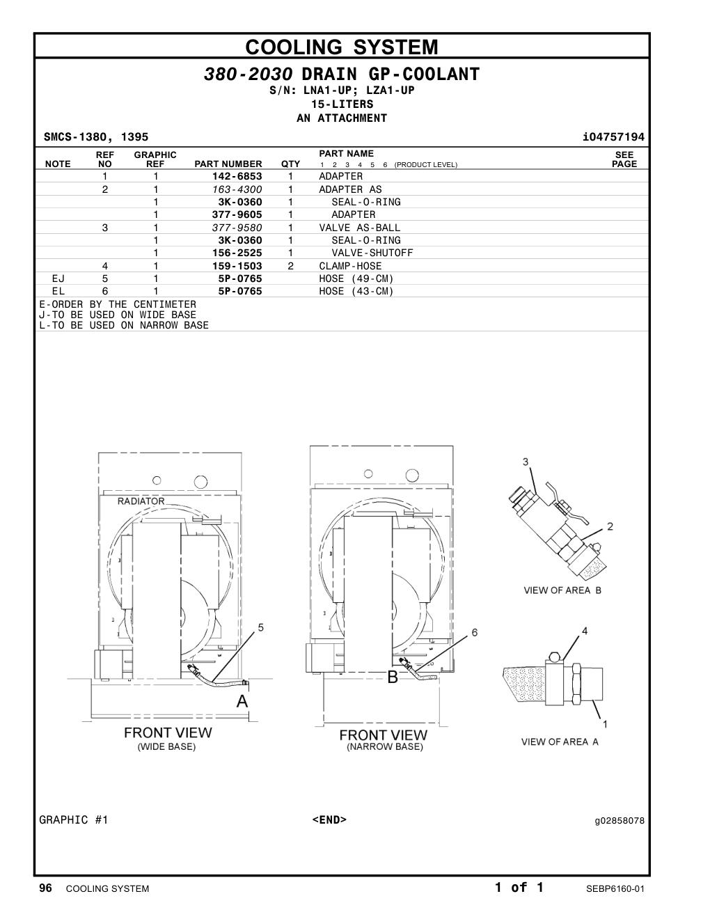 159-1503 CLAMP-HOSE CAT parts manual diagram