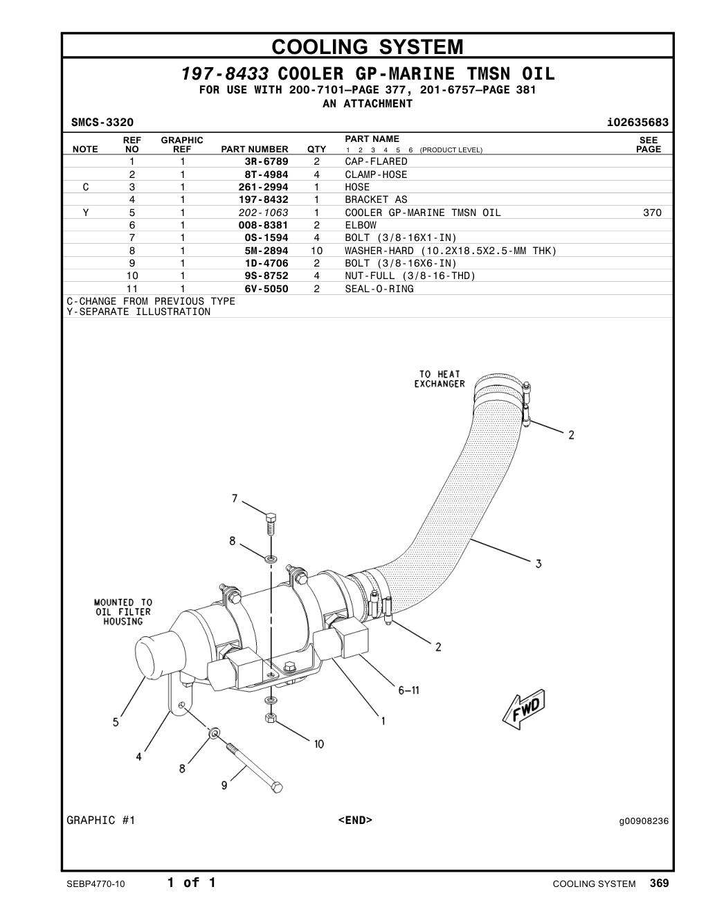 008-8381 ELBOW CAT parts manual diagram