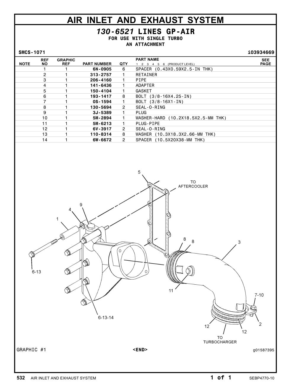 313-2757 RETAINER CAT parts manual diagram