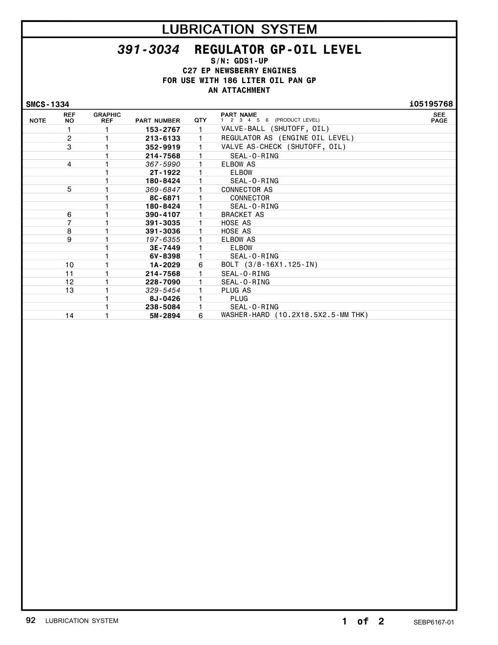 8J-0426 PLUG · S/N GDS1-UP CAT parts manual diagram