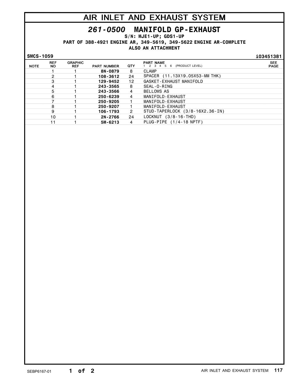 243-3565 SEAL-O-RING CAT parts manual diagram
