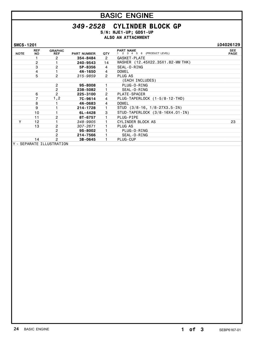 240-9543 WASHER (12.45X22.35X1.82-MMTHK) CAT parts manual diagram