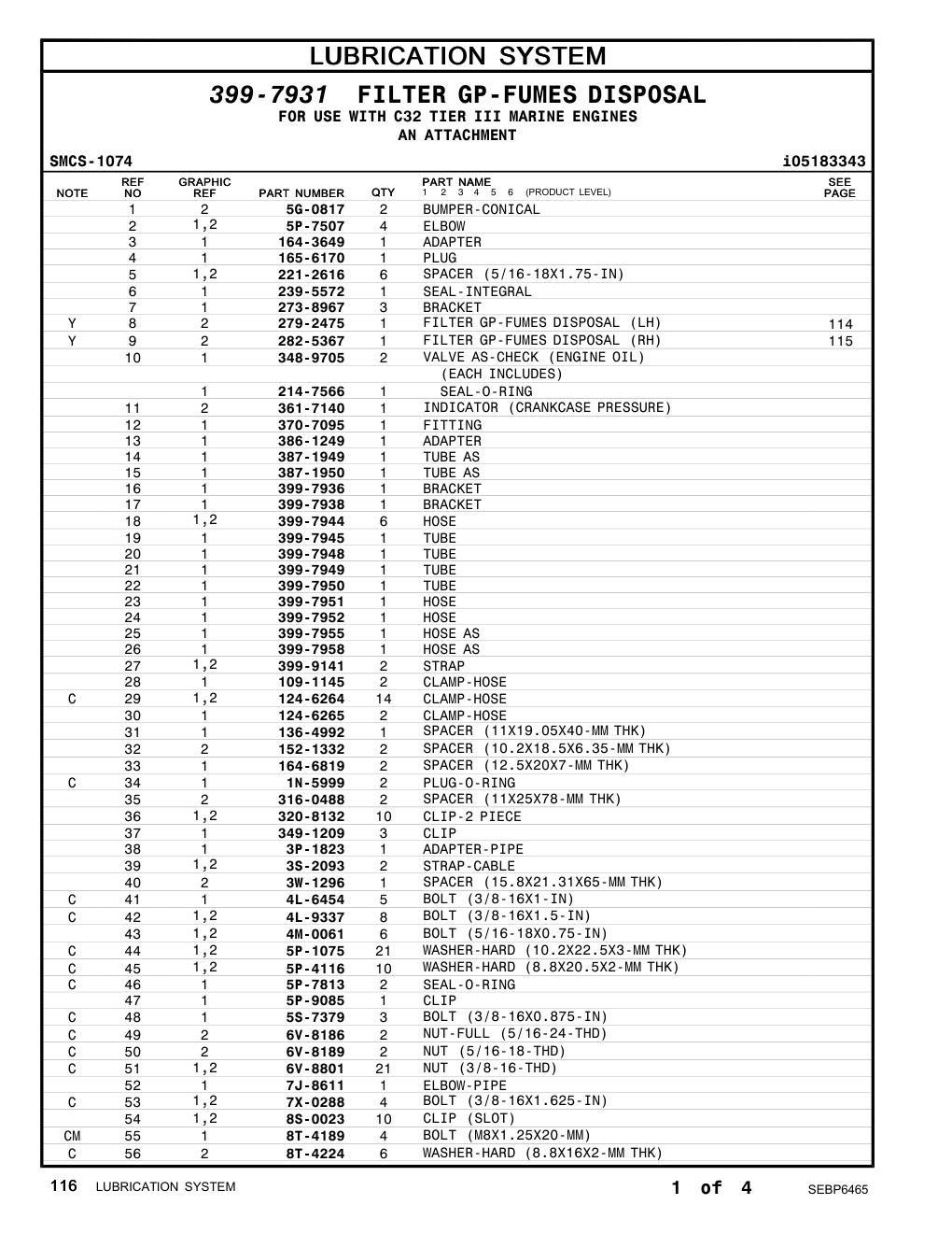 361-7140 INDICATOR (CRANKCASE PRESSURE) CAT parts manual diagram