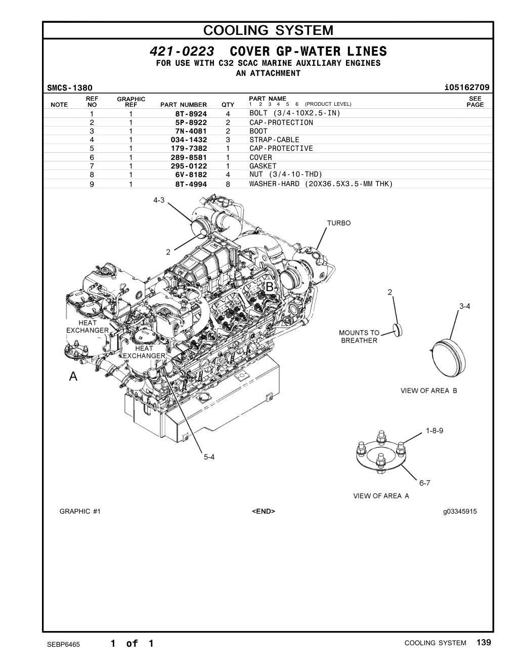 5P-8922 CAP-PROTECTION CAT parts manual diagram