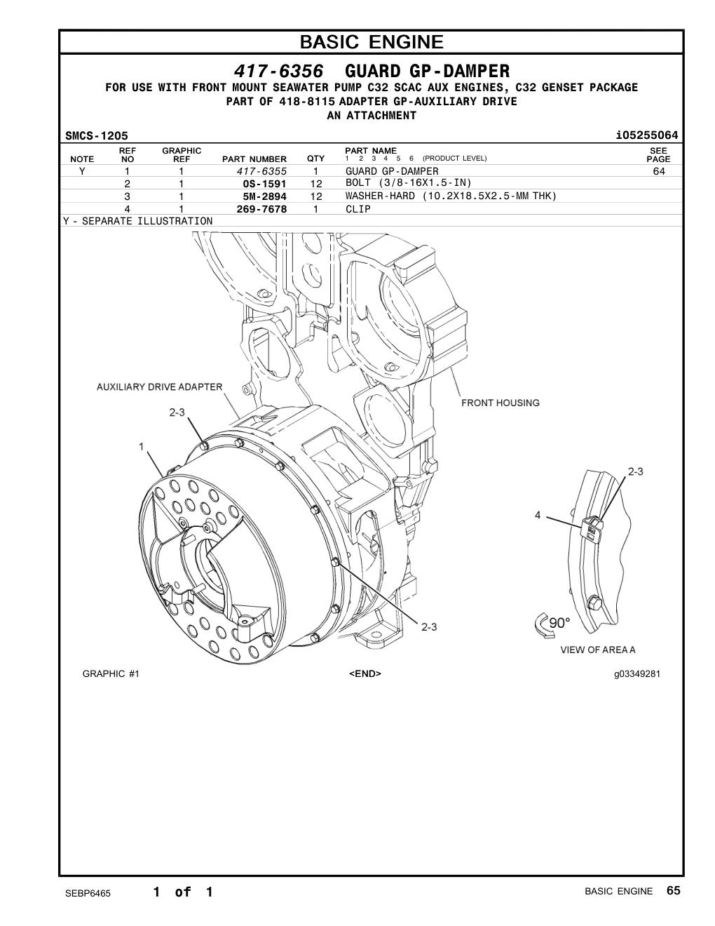 269-7678 CLIP CAT parts manual diagram