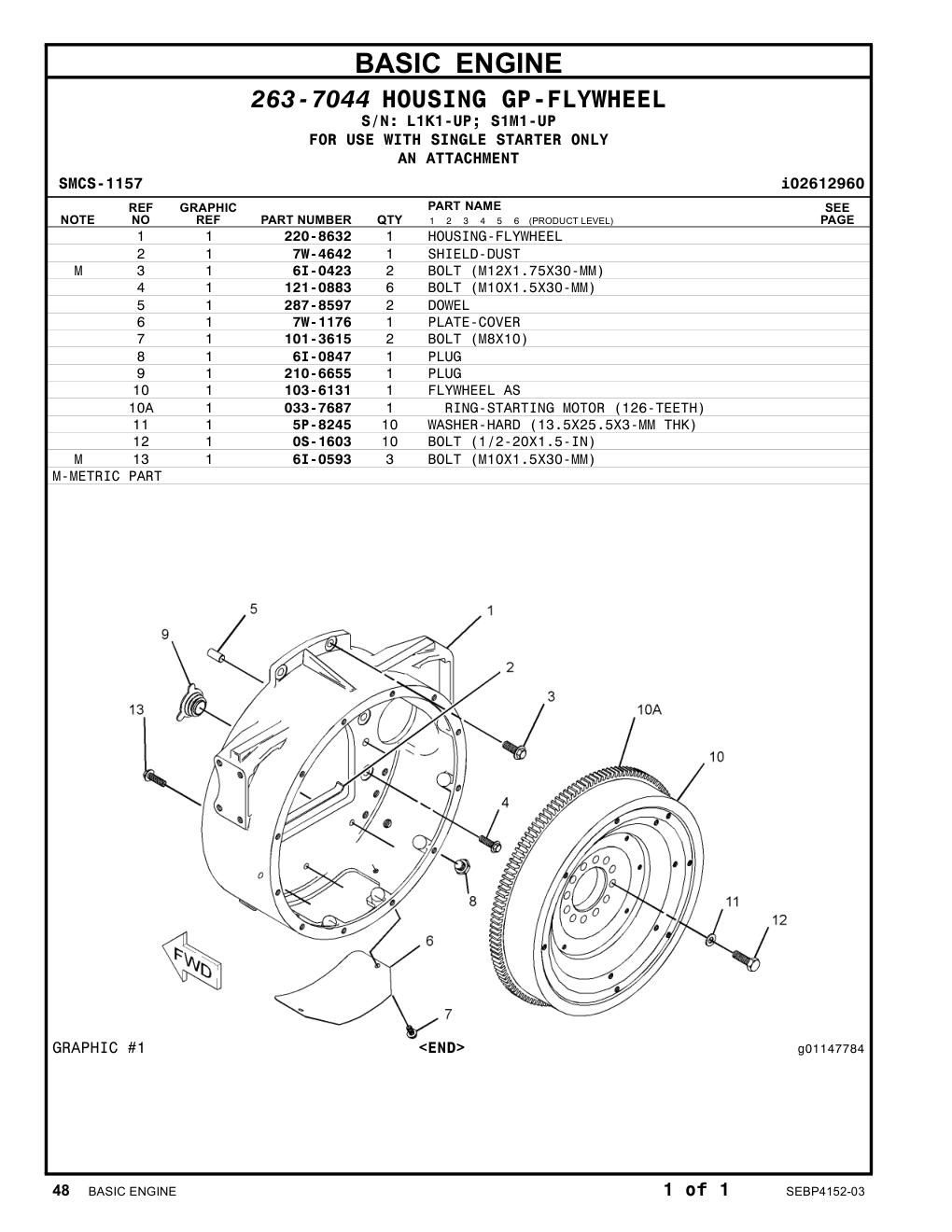 287-8597 DOWEL CAT parts manual diagram