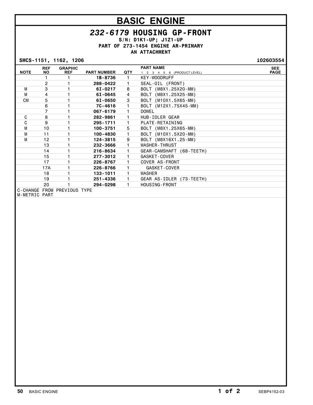 232-3666 WASHER-THRUST CAT parts manual diagram