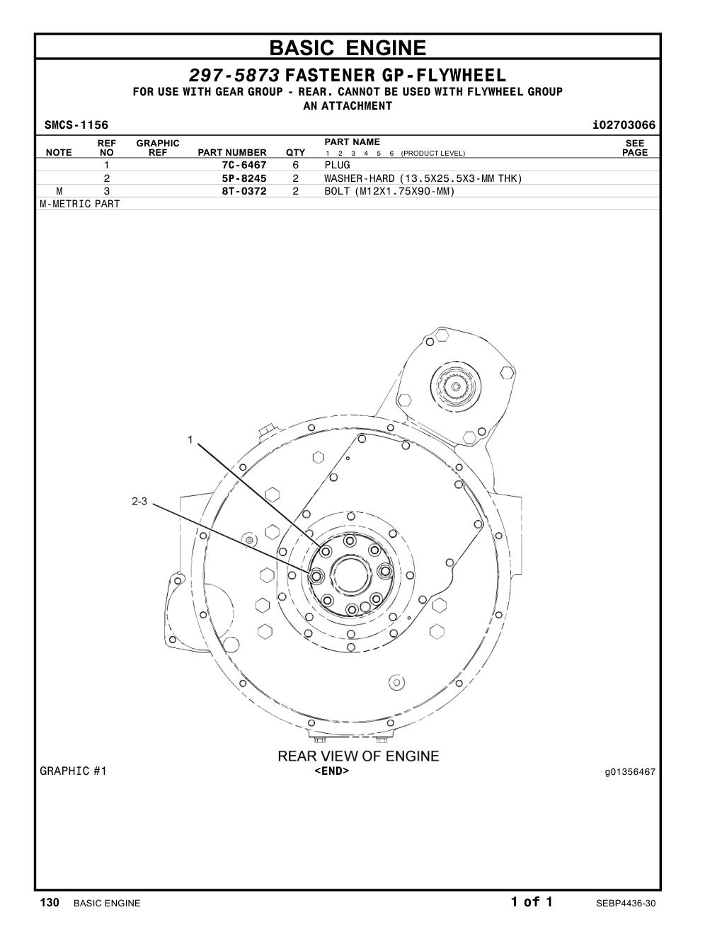 7C-6467 PLUG CAT parts manual diagram
