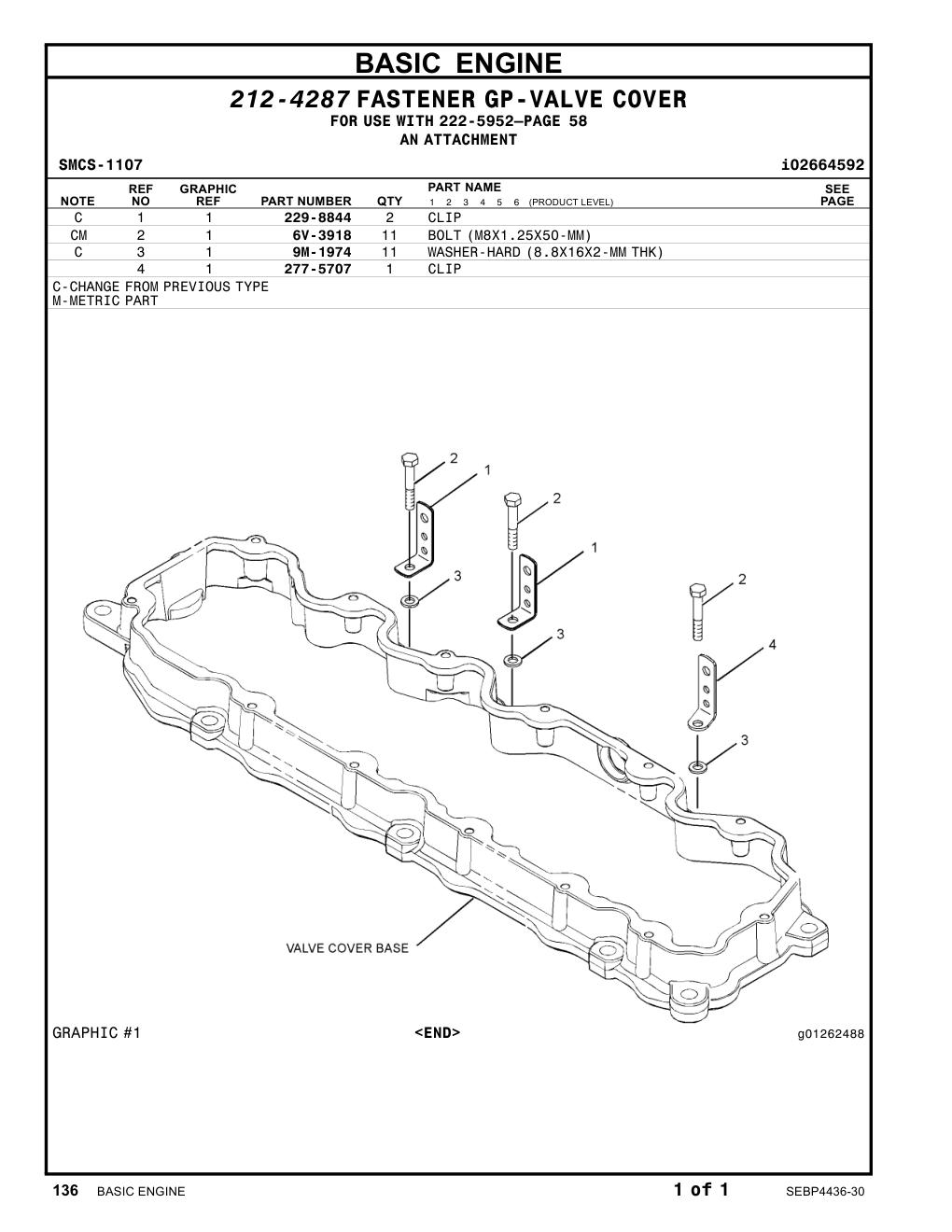 277-5707 CLIP CAT parts manual diagram