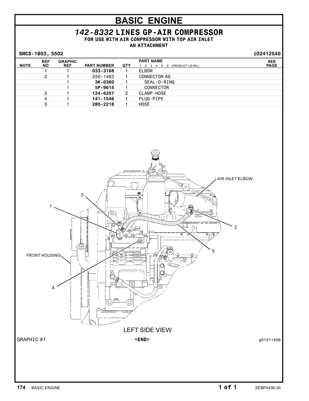 5P-9615 CONNECTOR CAT parts manual diagram
