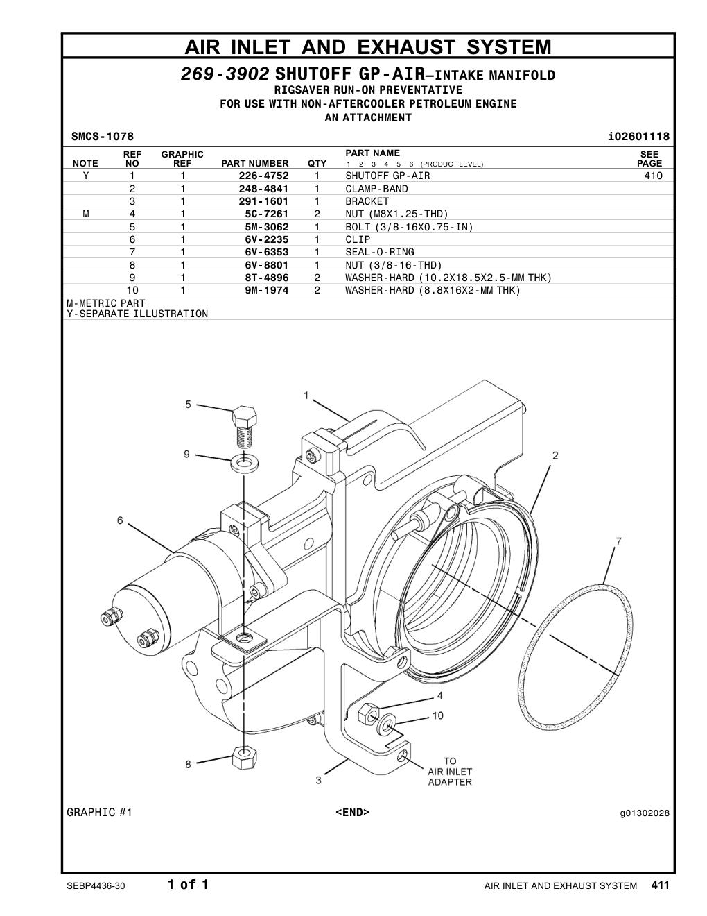 291-1601 BRACKET CAT parts manual diagram