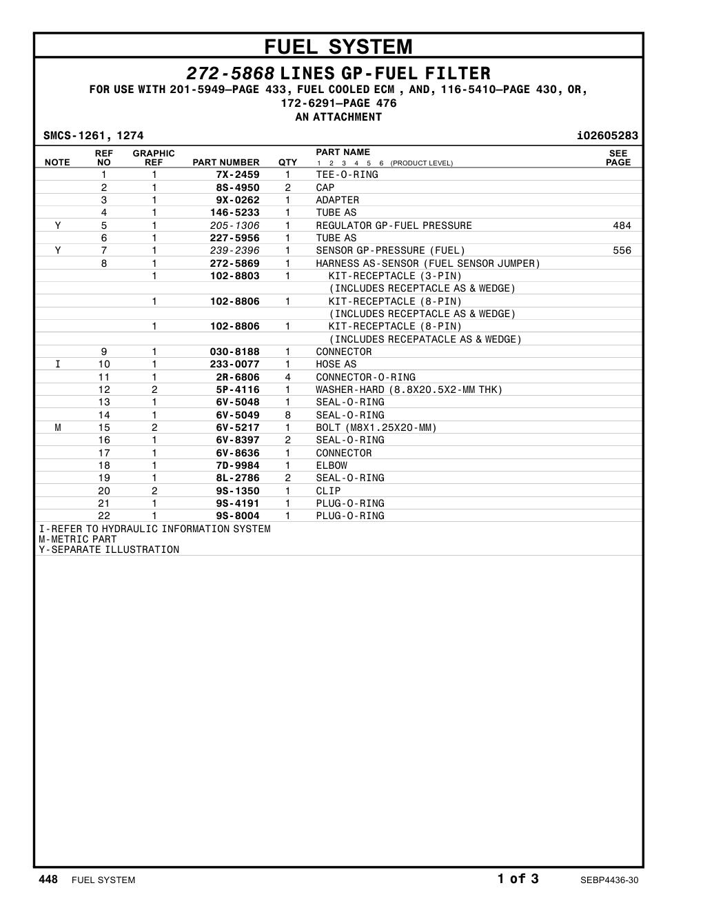 146-5233 TUBEAS CAT parts manual diagram