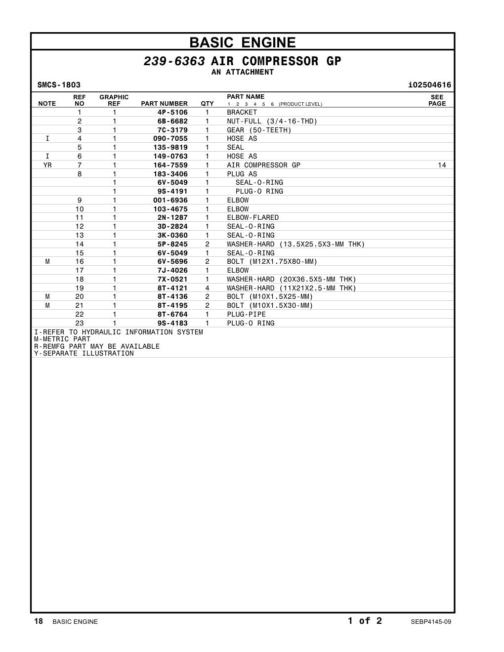 001-6936 ELBOW CAT parts manual diagram