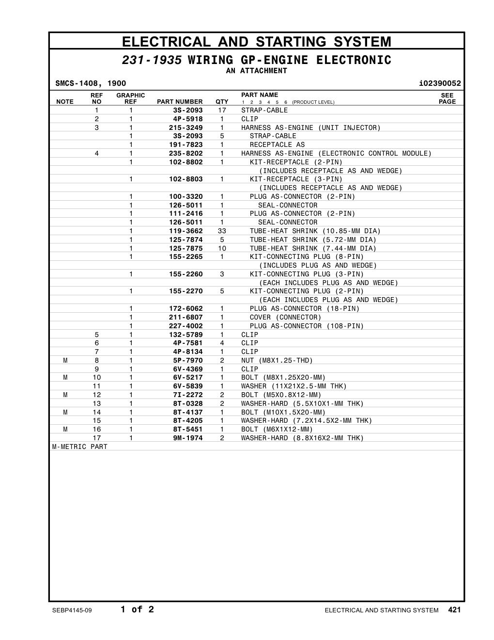 172-6062 PLUG AS-CONNECTOR (18-PIN) CAT parts manual diagram