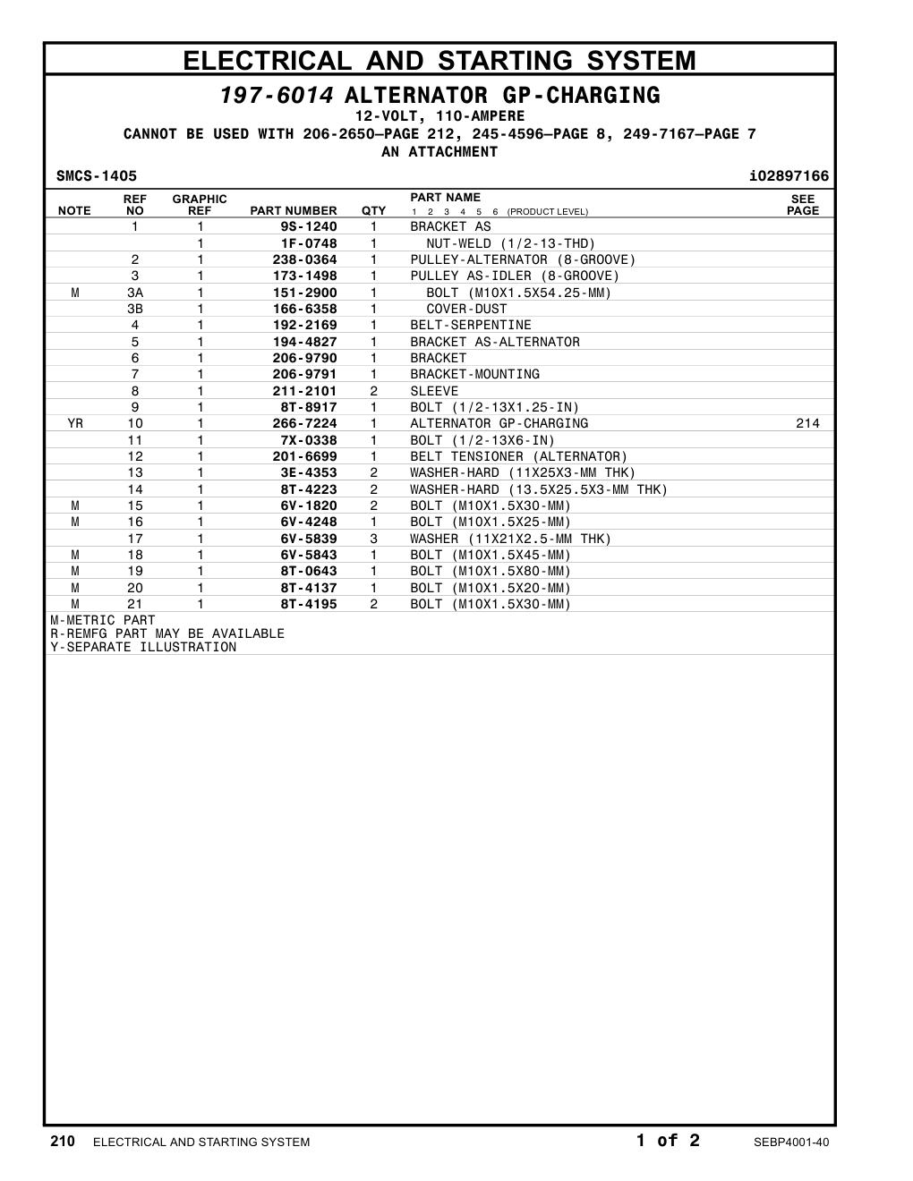 9S-1240 BRACKET AS CAT parts manual diagram