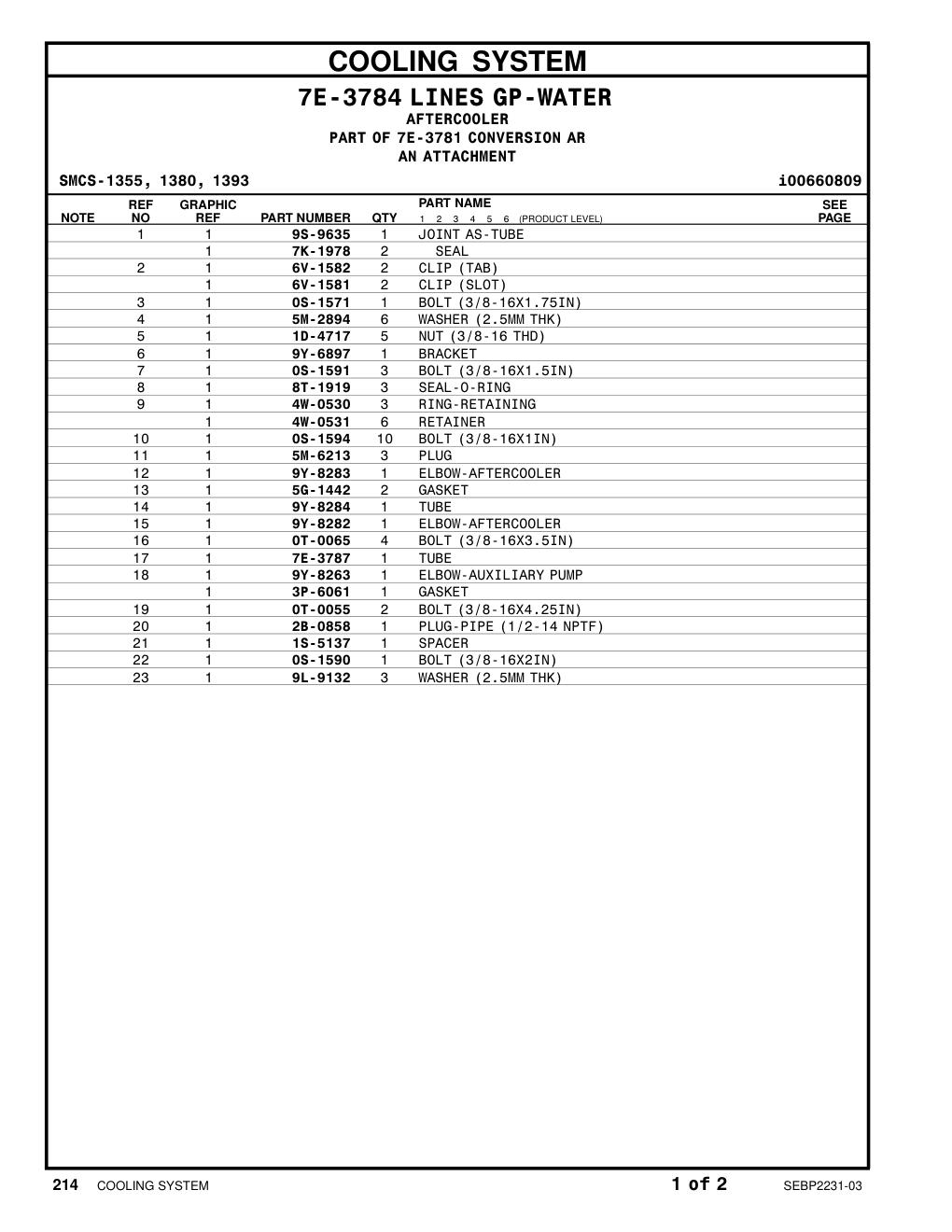 9Y-6897 BRACKET CAT parts manual diagram