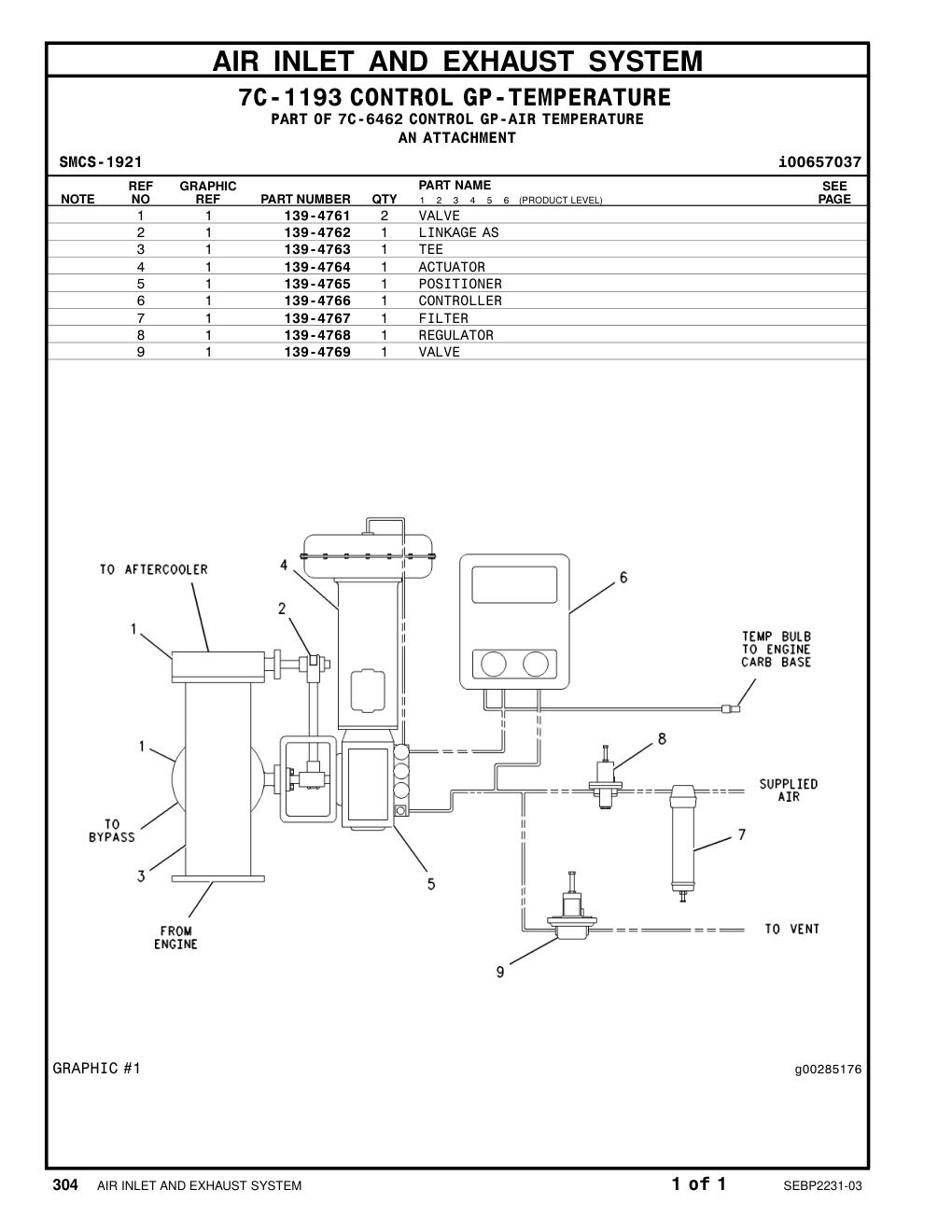 139-4766 CONTROLLER CAT parts manual diagram