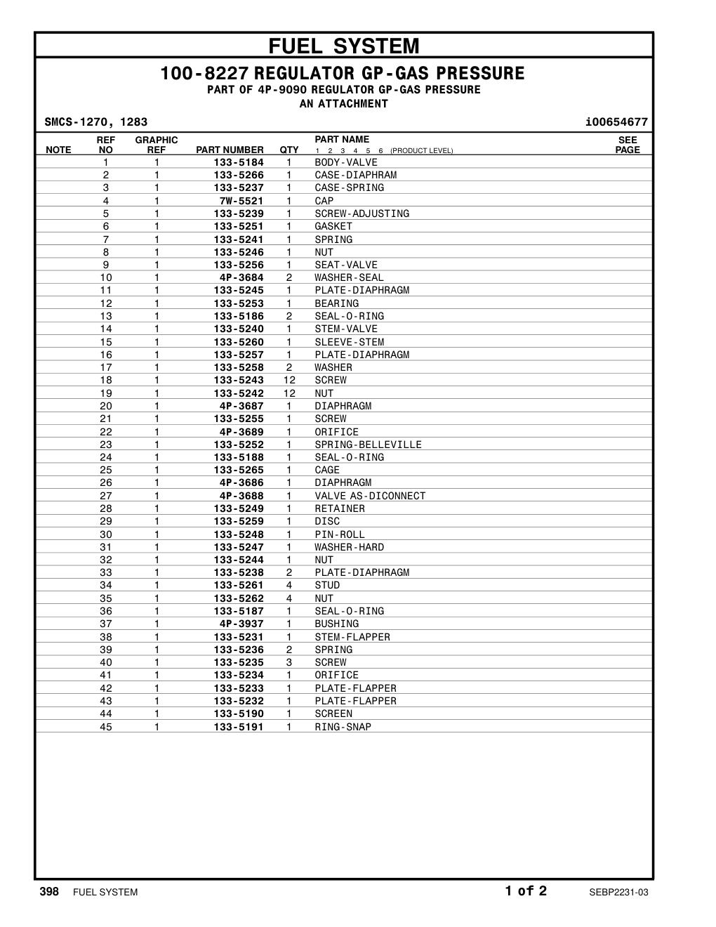 4P-3937 BUSHING CAT parts manual diagram