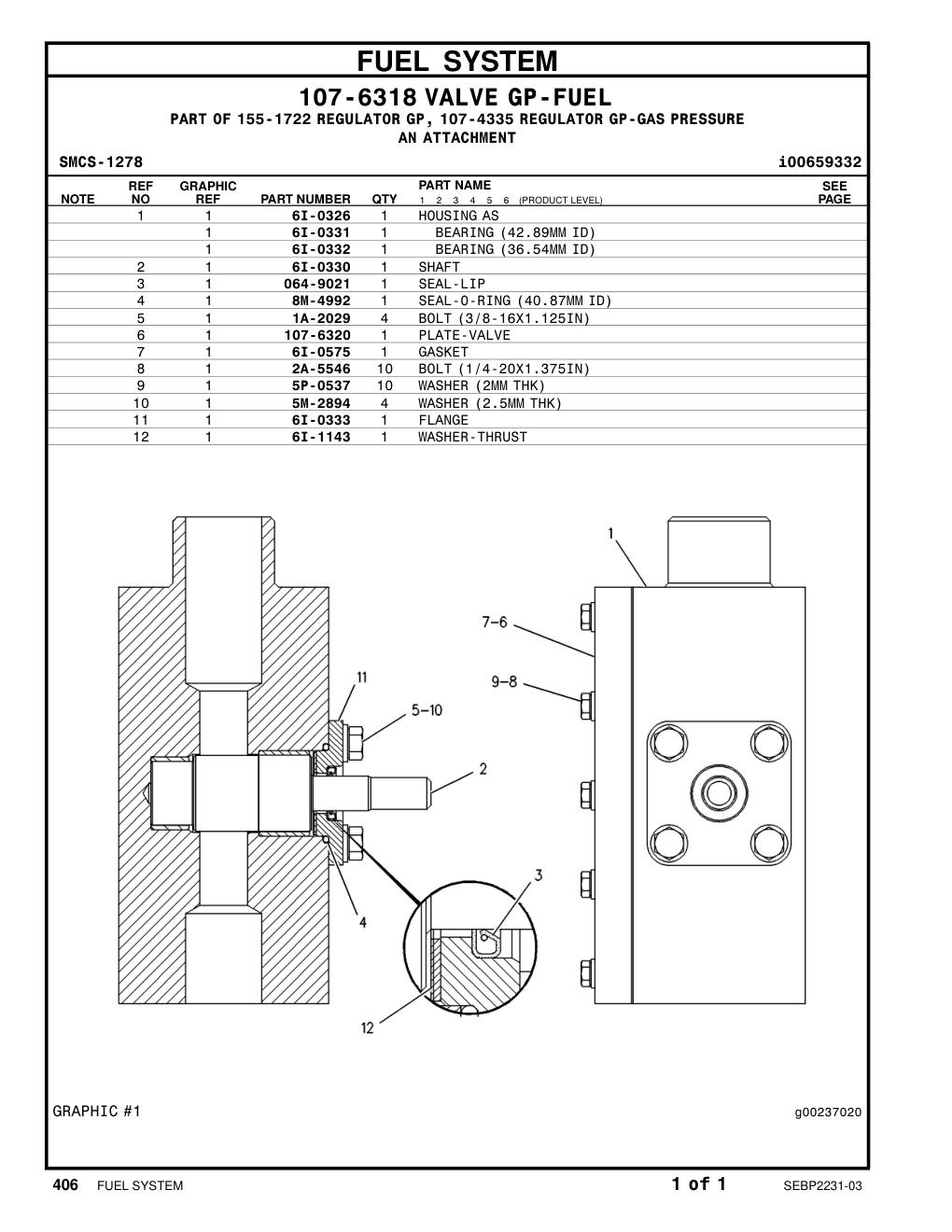 8M-4992 SEAL-0-RING (40.87MM ID) CAT parts manual diagram