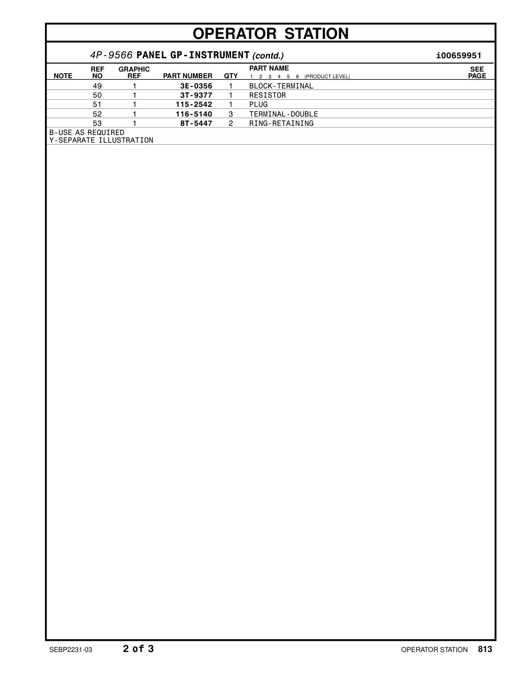 3T-9377 RESISTOR CAT parts manual diagram