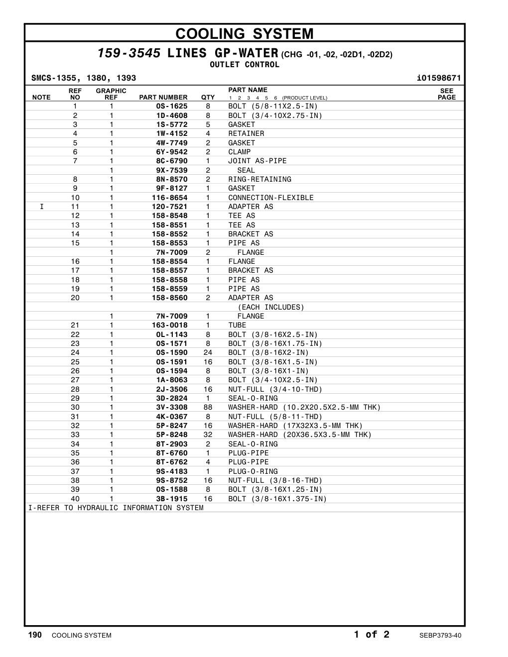 158-8559 PIPE AS CAT parts manual diagram