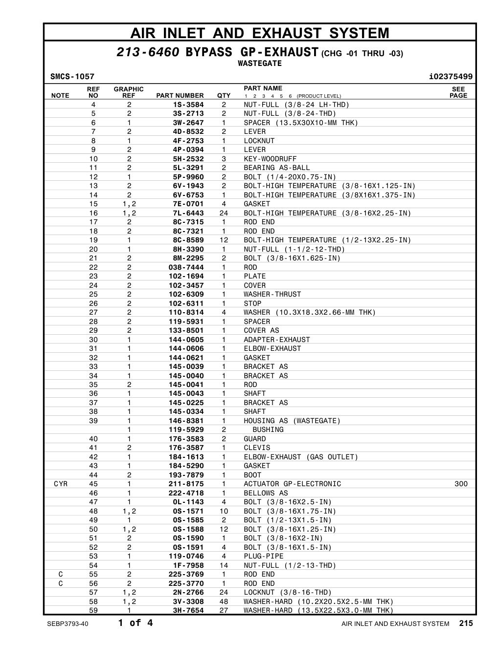 038-7444 ROD CAT parts manual diagram