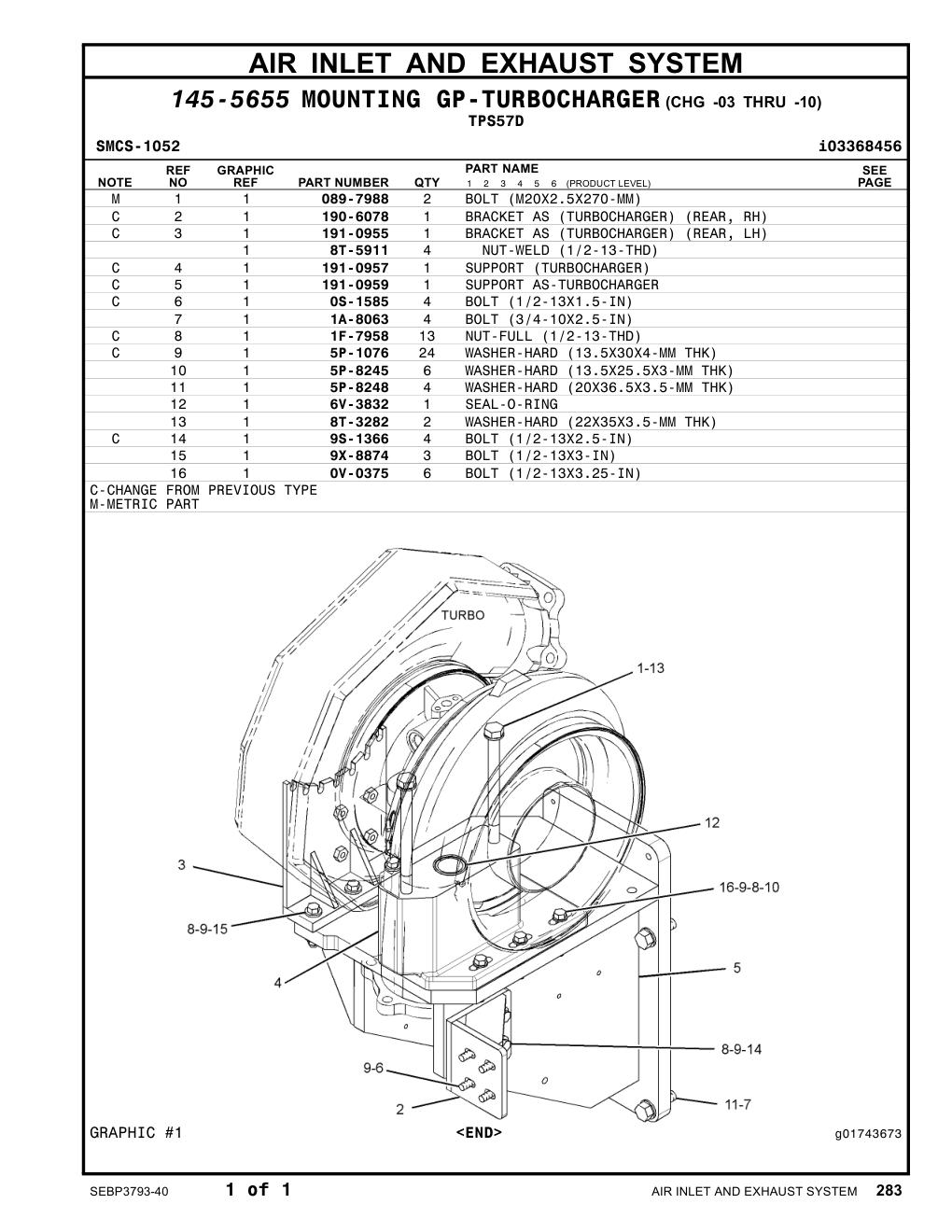 6V-3832 SEAL-O-RING CAT parts manual diagram