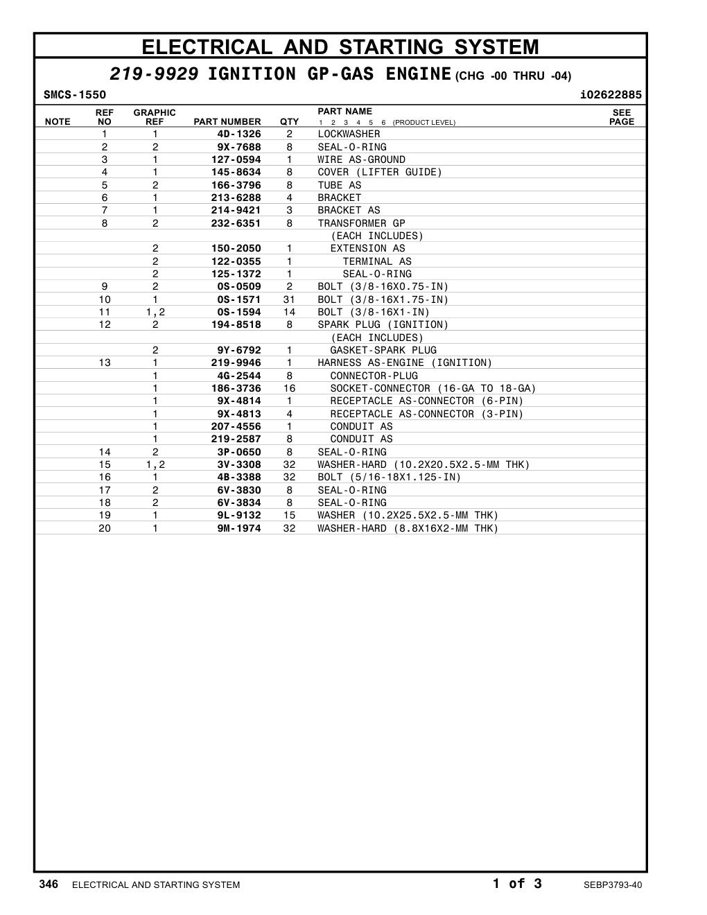 232-6351 TRANSFORMER GP CAT parts manual diagram