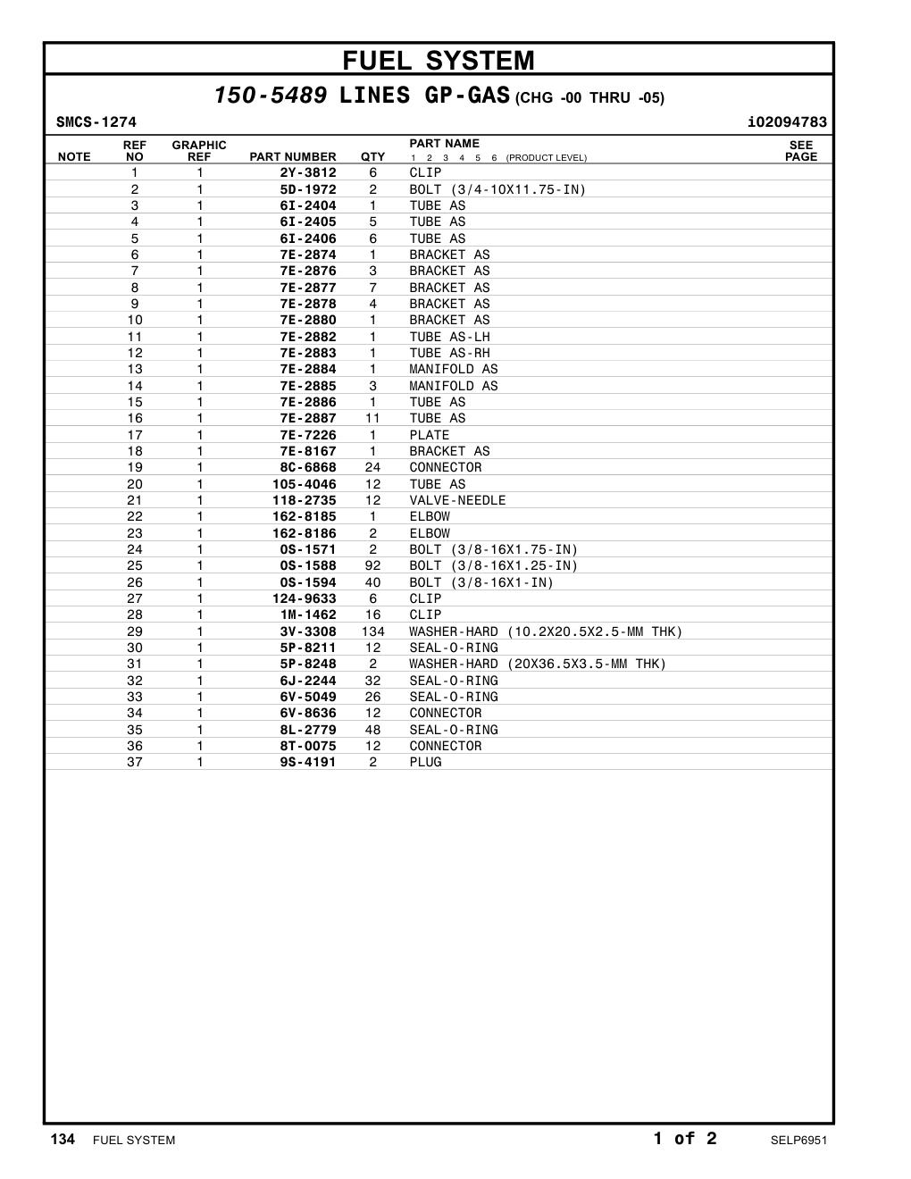 7E-2884 MANIFOLD AS CAT parts manual diagram