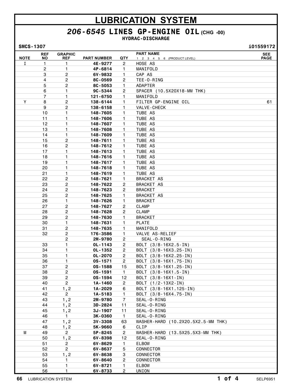 4P-6814 MANIFOLD CAT parts manual diagram