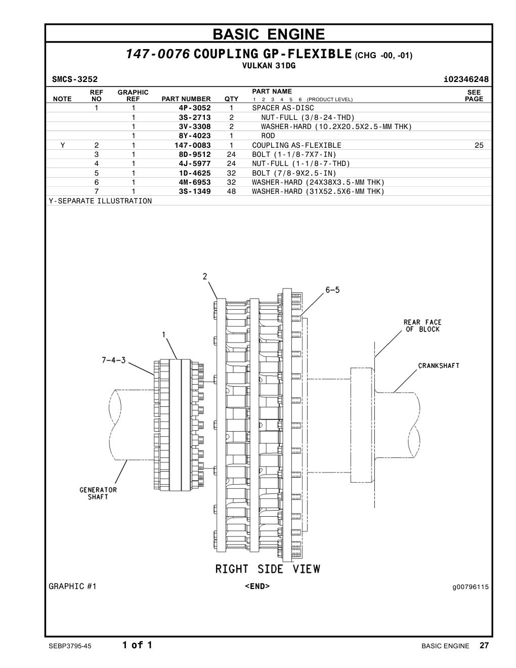 8Y-4023 ROD CAT parts manual diagram
